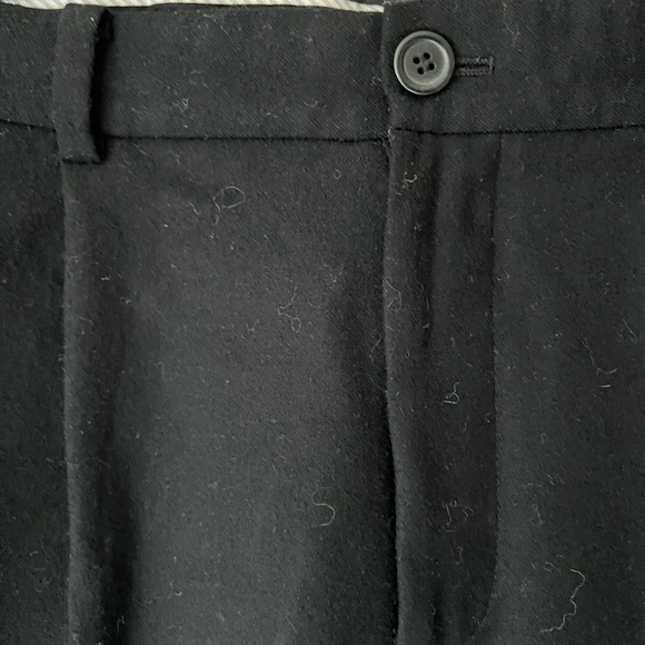 CLUB MONACO size 8 black wool ankle cropped pants - Picture 2 of 5